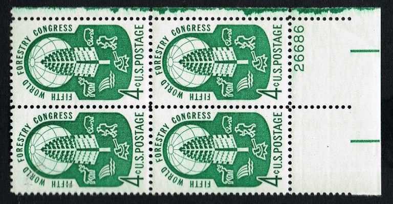 Scott 1156 Plate Block (4 cents)